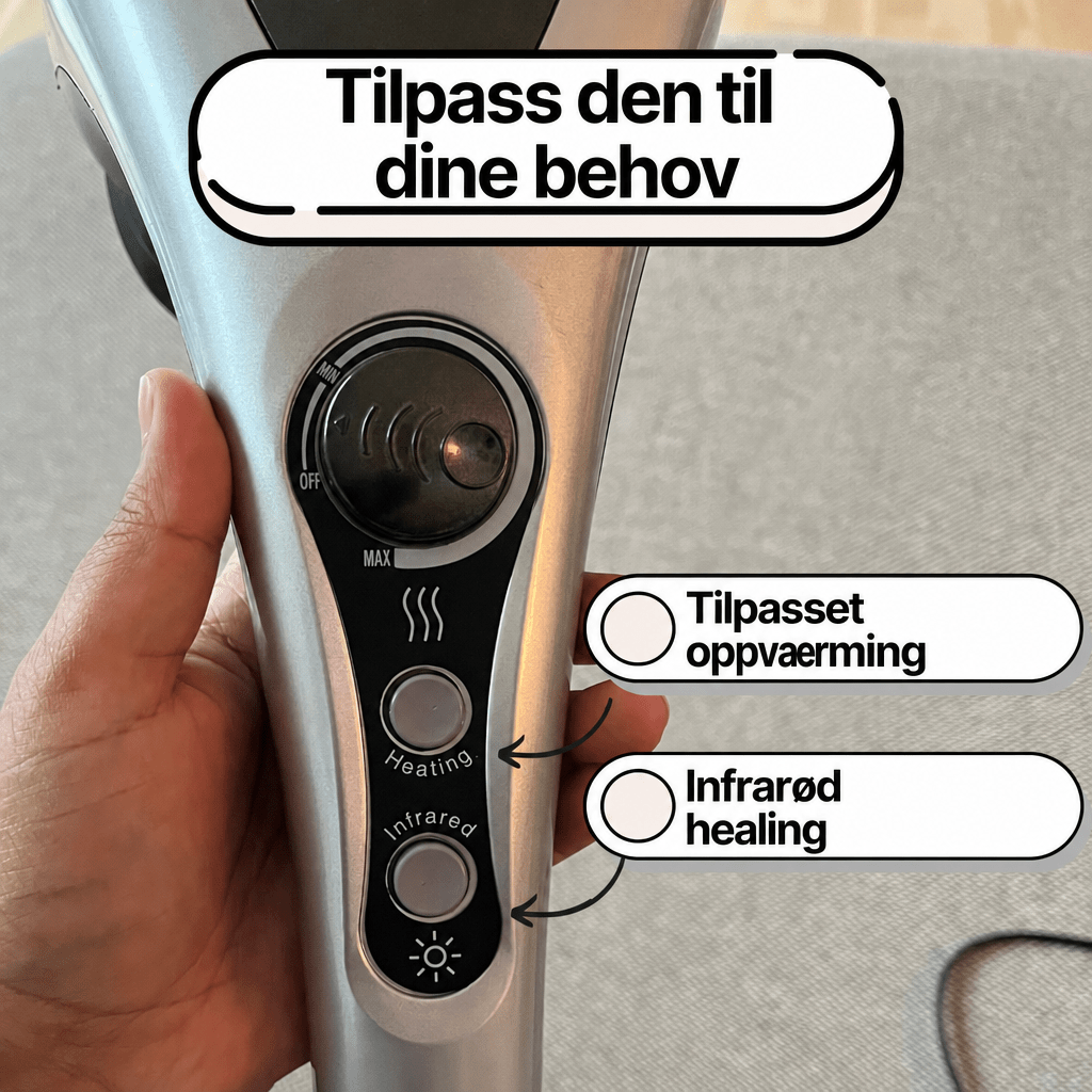 ThermaRelief Shiatsu - massasjeapparat - revitaliserer musklene dine og lindrer spenninger - AVABeauty.no